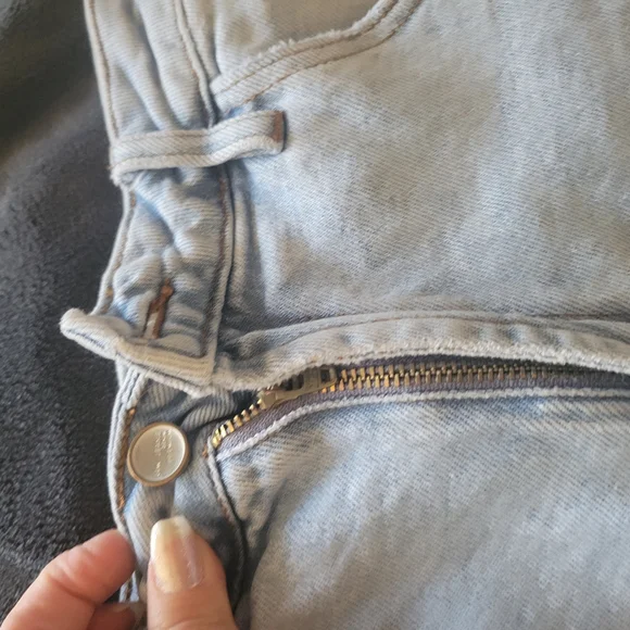 I&M Light Blue Denim Jean Shorts - Picture 7 of 8